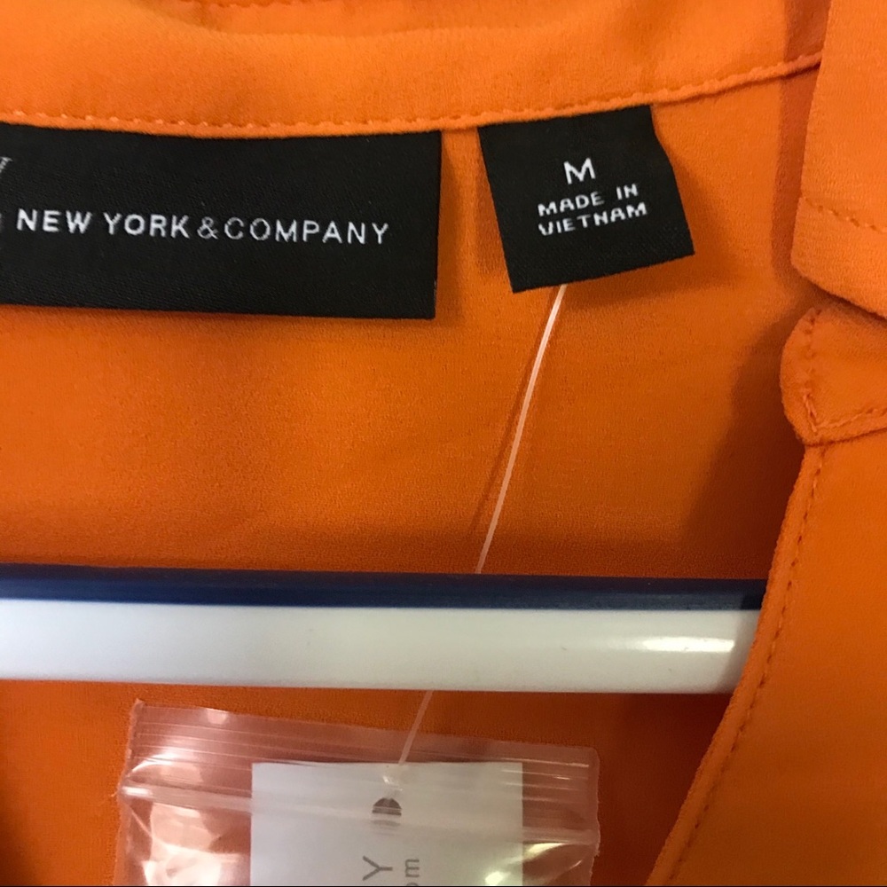 🎉HPx2🎉 Roll-Tab Utility Shirt in Sunrise Orange - Picture 5 of 7